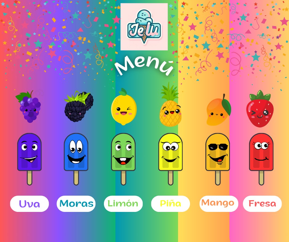 Menú de Paletas de Sabores